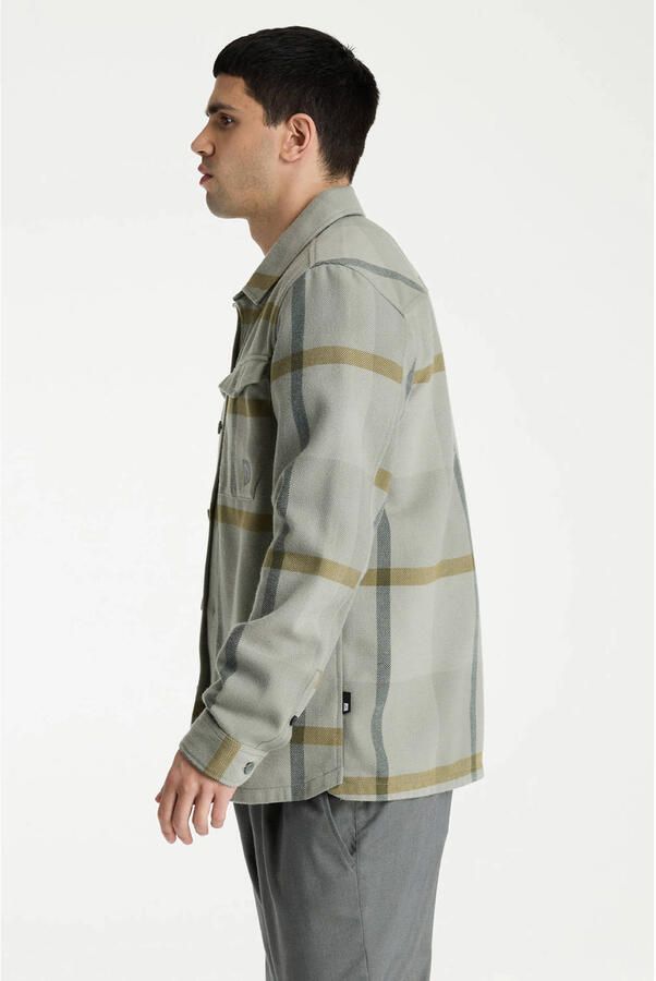 CHASIN' regular fit geruit overshirt shadow - Foto 3