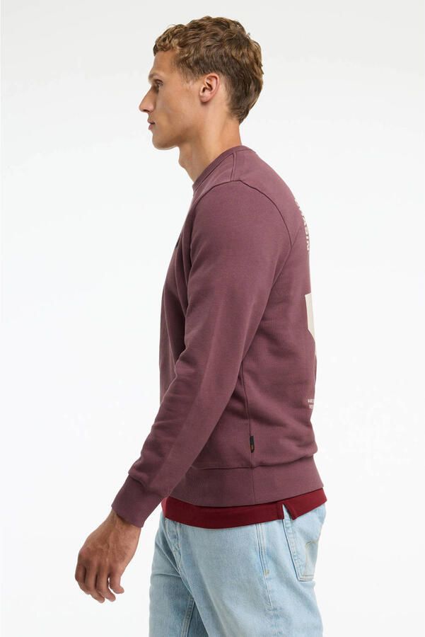 CHASIN' regular fit sweater met backprint huckleberry - Foto 6