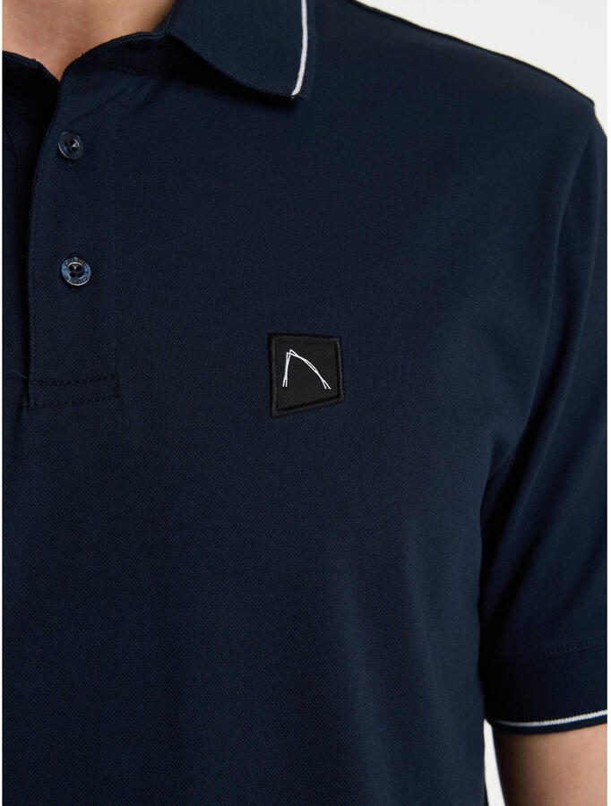 CHASIN' regular polo donkerblauw - Foto 2