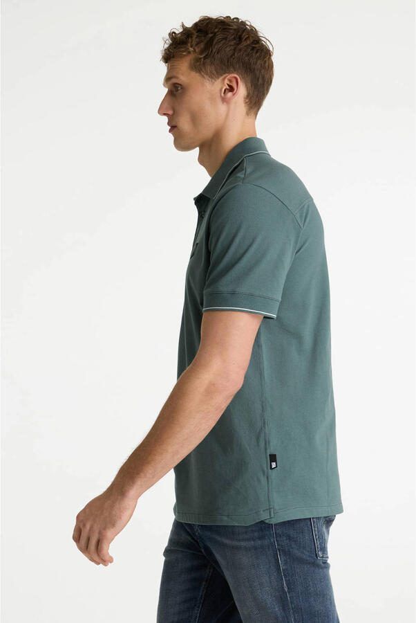 CHASIN' regular polo donkergroen - Foto 2