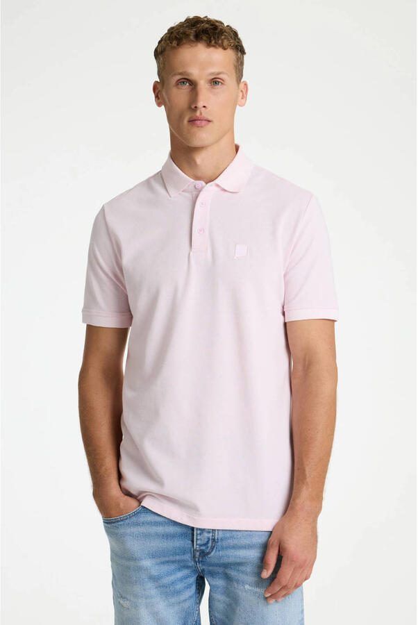 CHASIN' regular polo lichtroze