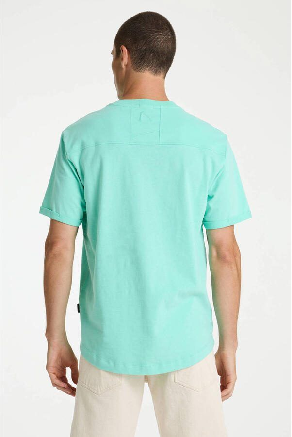 CHASIN' regular T-shirt cyaan - Foto 2