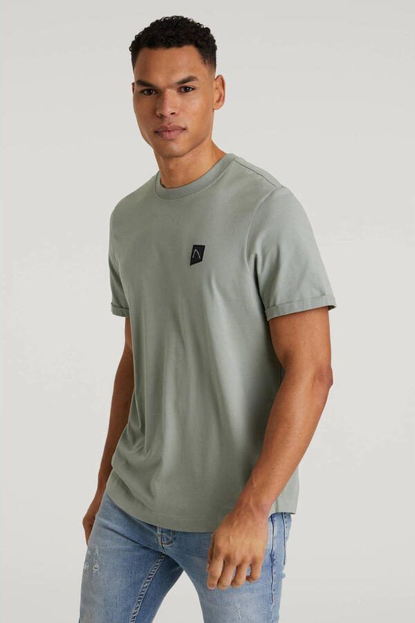CHASIN' regular T-shirt grijsgroen - Foto 2