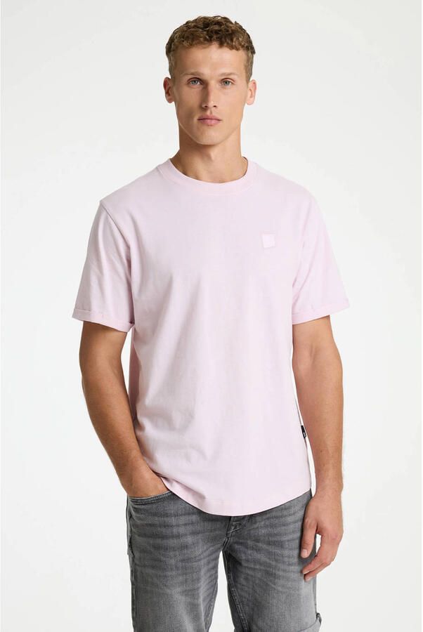 CHASIN' regular T-shirt lichtroze