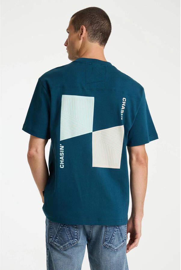 CHASIN Heren Polo's & T-shirts 52110088_reco Petrol - Foto 7