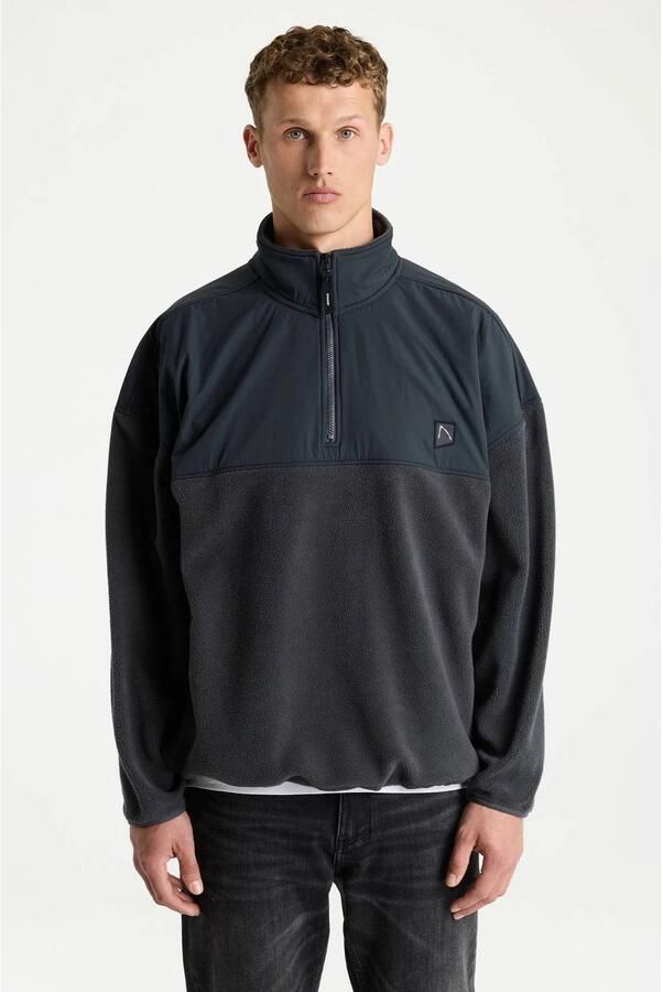 CHASIN ' Heren Truien & Vesten Ridge Half Zip Antraciet - Foto 5
