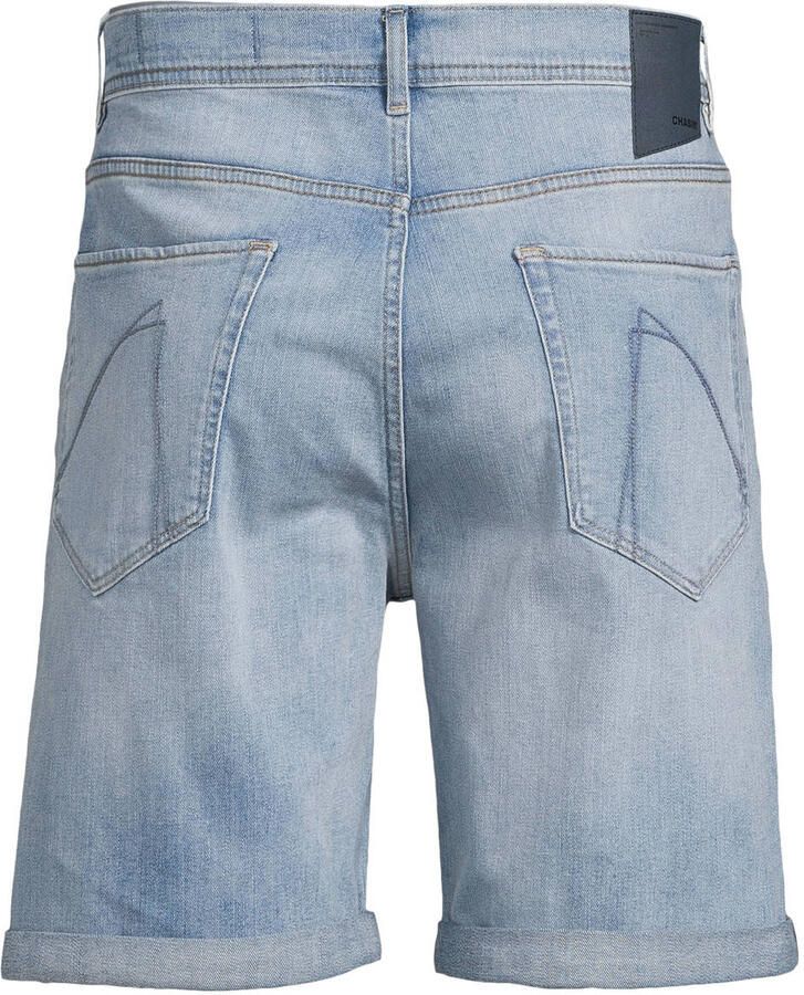 CHASIN' slim denim short bleached denim - Foto 2