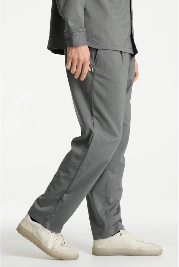 CHASIN' Space Wave straight leg chino grijsgroen - Foto 2