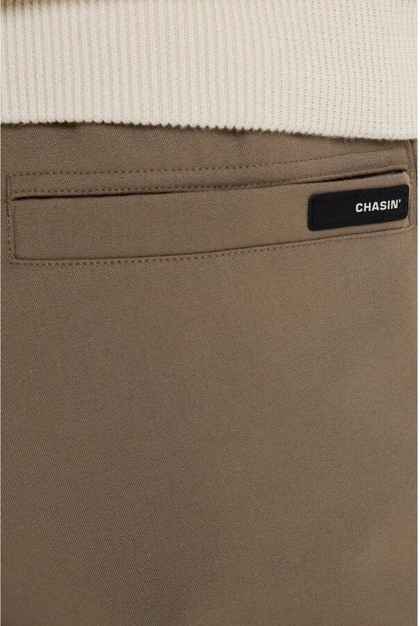 CHASIN' Stone Dual slim casual broek lichtbruin - Foto 2