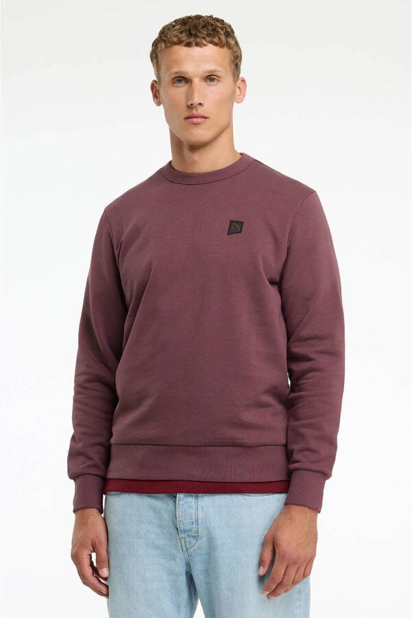 CHASIN' regular fit sweater met backprint huckleberry - Foto 5