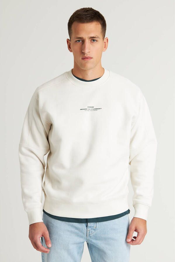 Chasin Stijlvolle Sweatshirt IDO White Heren