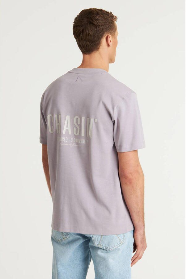 Chasin Korte Mouw T-shirt Mayor Purple Heren - Foto 3