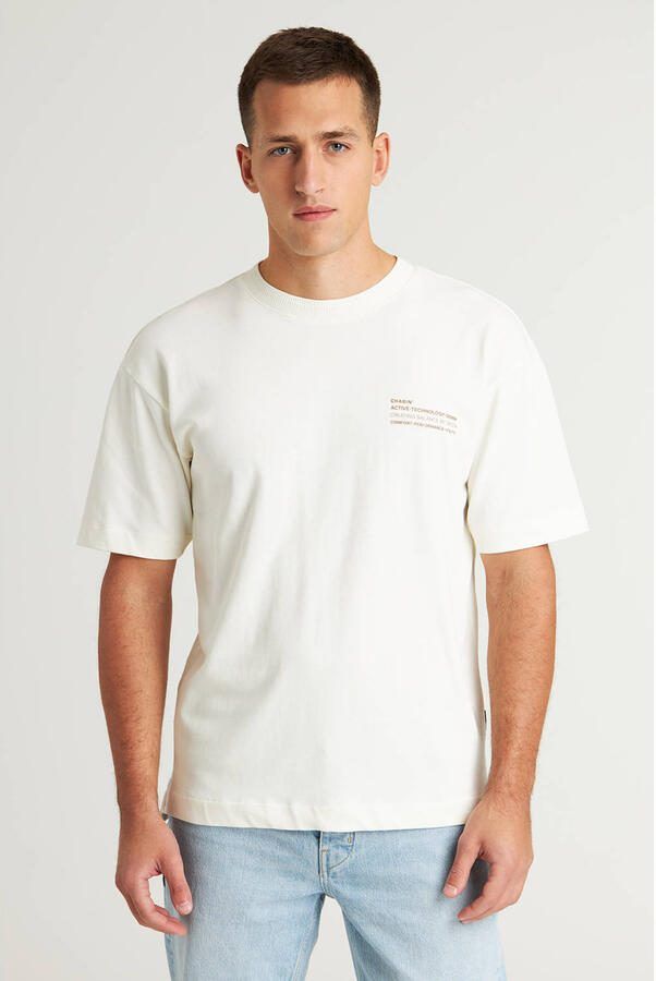 Chasin Korte Mouw T-shirt Capital Beige Heren