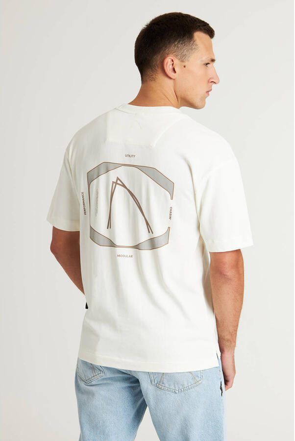 Chasin Korte Mouw T-shirt Capital Beige Heren - Foto 3