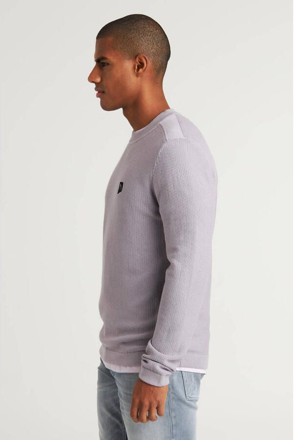 Chasin Armor Pullover Purple Heren