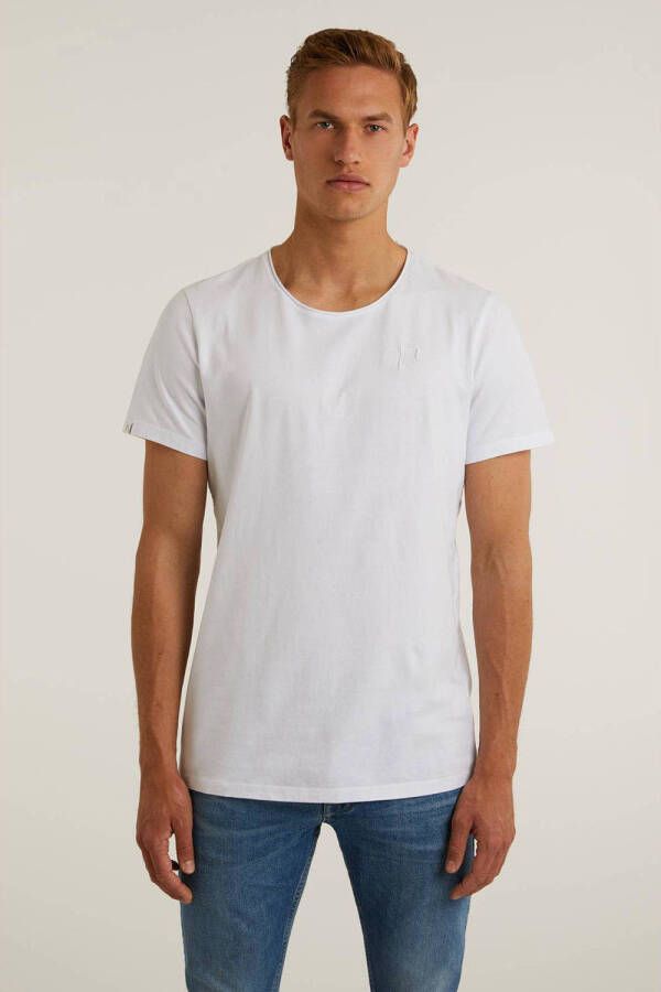 CHASIN' regular fit T-shirt Expand van biologisch katoen white