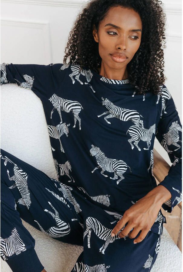 Chelsea Peers pyjama donkerblauw - Foto 3