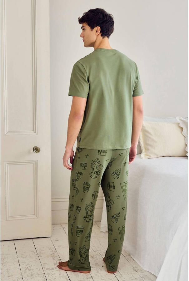 Chelsea Peers pyjama olijfgroen - Foto 2