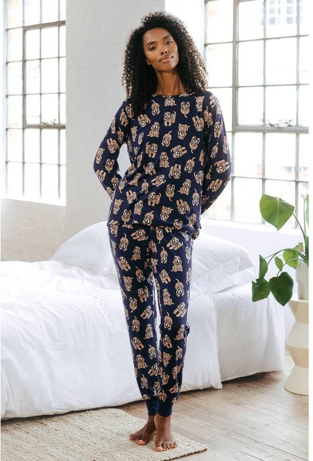 Chelsea Peers pyjama set donkerblauw