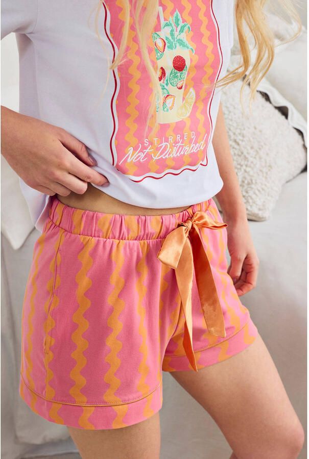 Chelsea Peers shortama roze wit - Foto 3