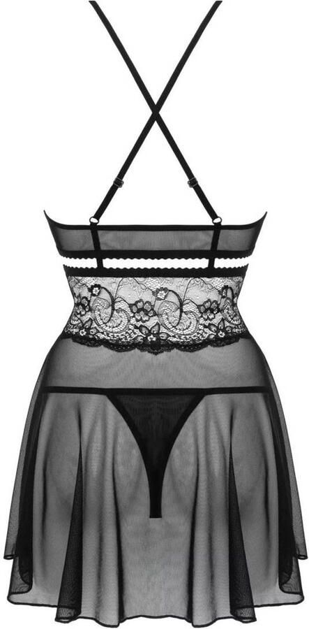 Christine le Duc babydoll Pandora zwart - Foto 2