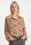 Circle of Trust blouse Suzy blouse met all over print zand - Thumbnail 2