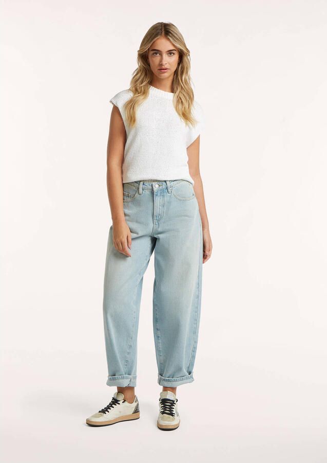 Circle of Trust ARIA DNM high waist barrel jeans light blue denim - Foto 5