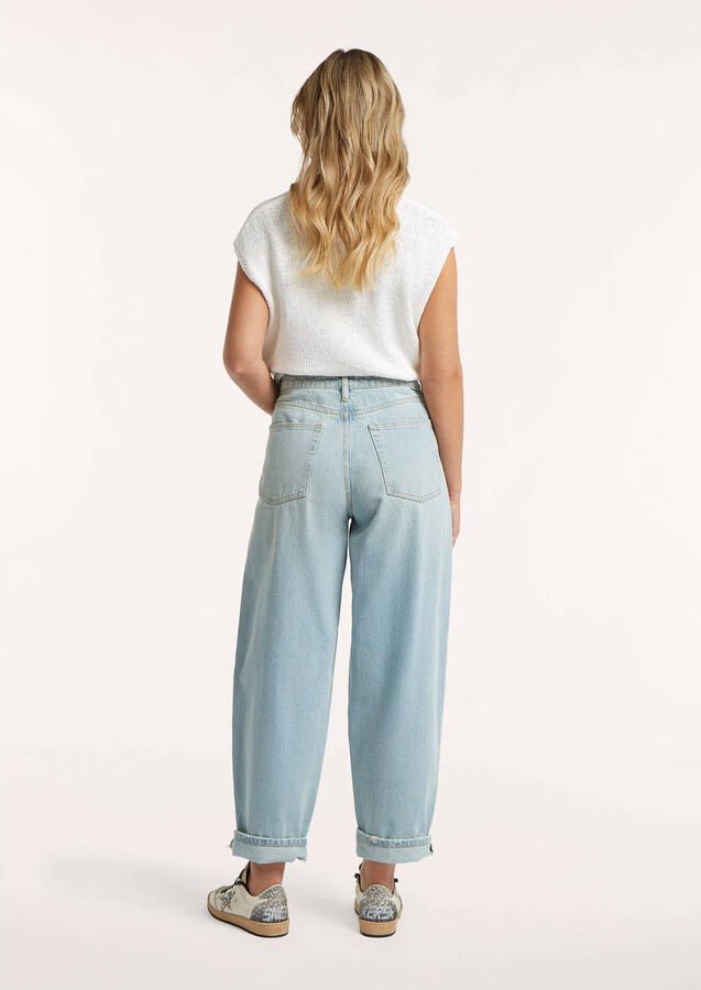 Circle of Trust ARIA DNM high waist barrel jeans light blue denim - Foto 6
