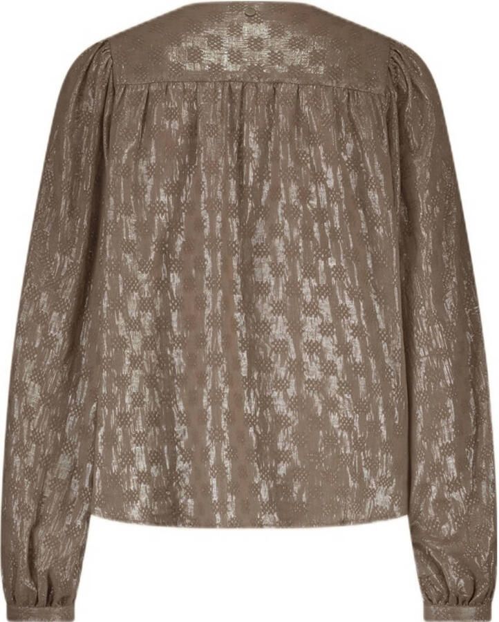 CIRCLE OF TRUST Dames Blouses Cardi Blouse Taupe - Foto 5