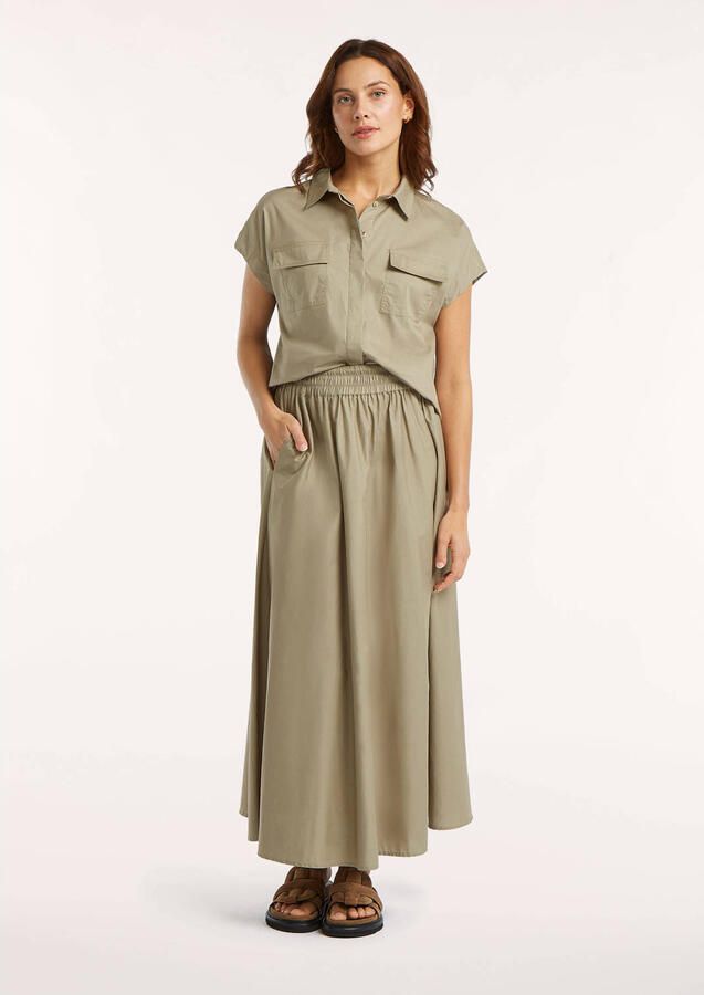 CIRCLE OF TRUST Dames Blouses Jennie Blouse Khaki - Foto 5