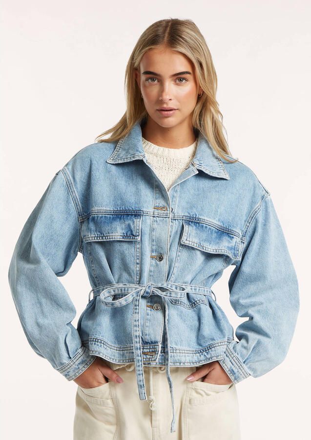 CIRCLE OF TRUST Dames Jassen Claudi Jacket Lichtblauw - Foto 5
