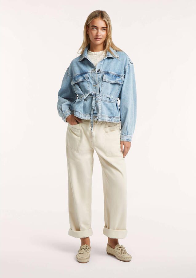 CIRCLE OF TRUST Dames Jassen Claudi Jacket Lichtblauw - Foto 7