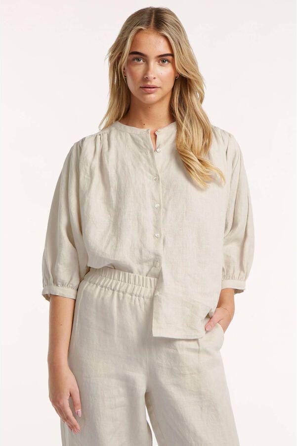 CIRCLE OF TRUST Dames Blouses Britt Blouse 72 Beige - Foto 5