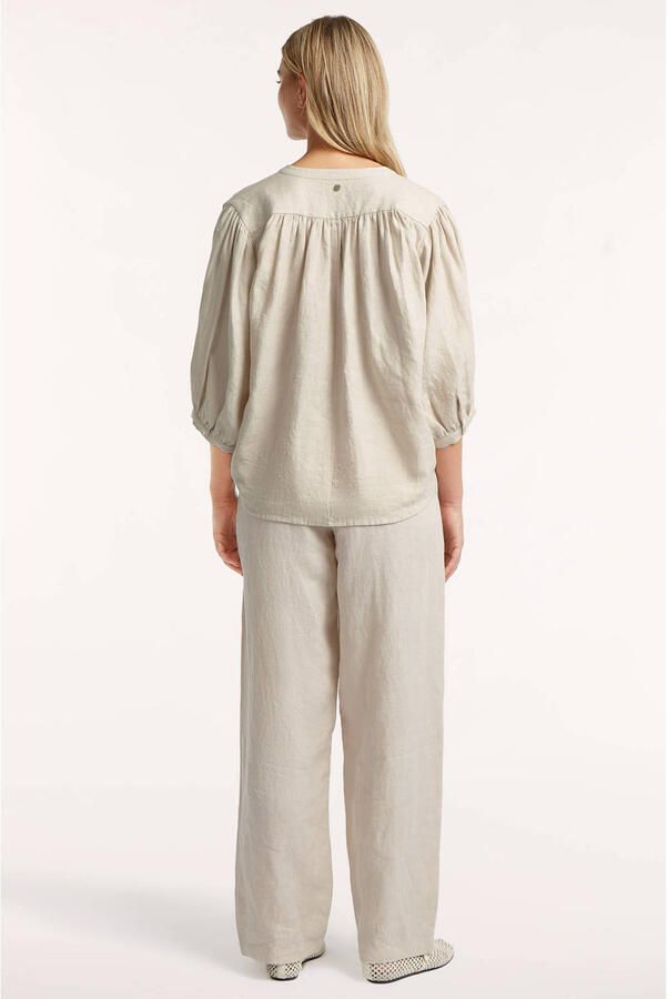 CIRCLE OF TRUST Dames Blouses Britt Blouse 72 Beige - Foto 6