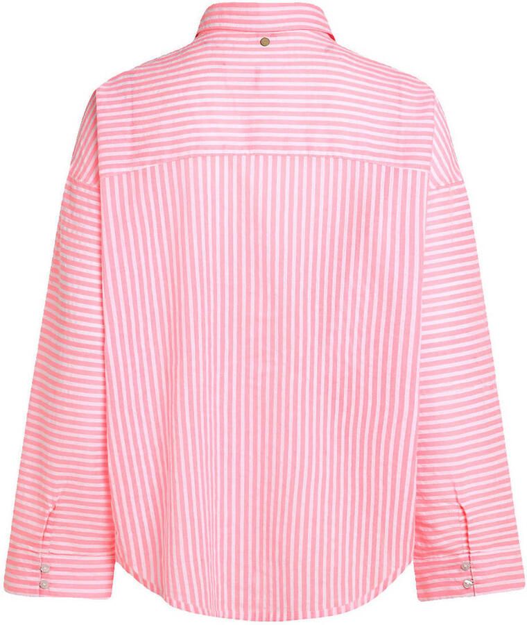 Circle of Trust gestreepte blouse roze - Foto 2