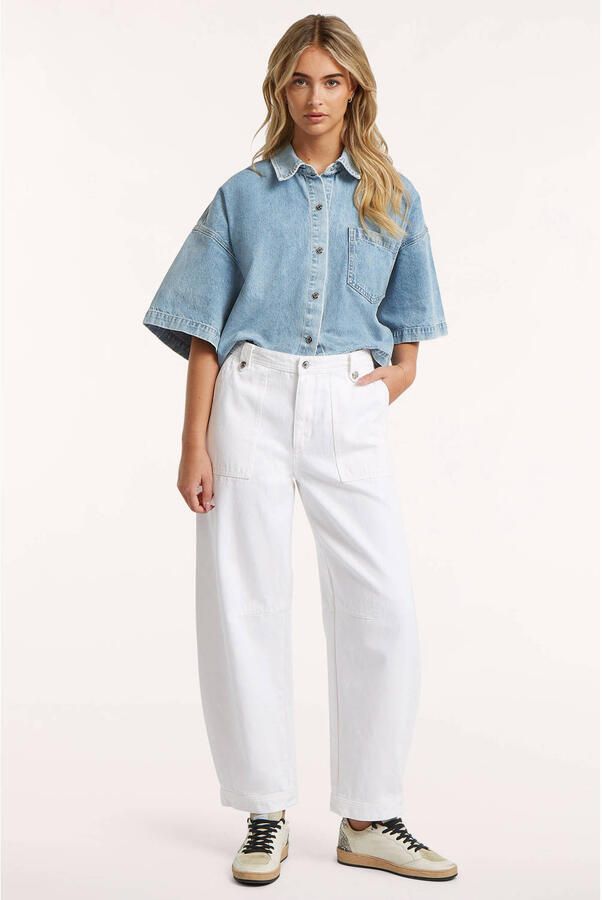 CIRCLE OF TRUST Dames Jeans Loren Dnm Wit - Foto 5