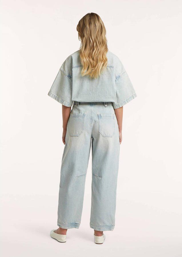 Circle of Trust high waist barrel jeans light blue denim - Foto 6