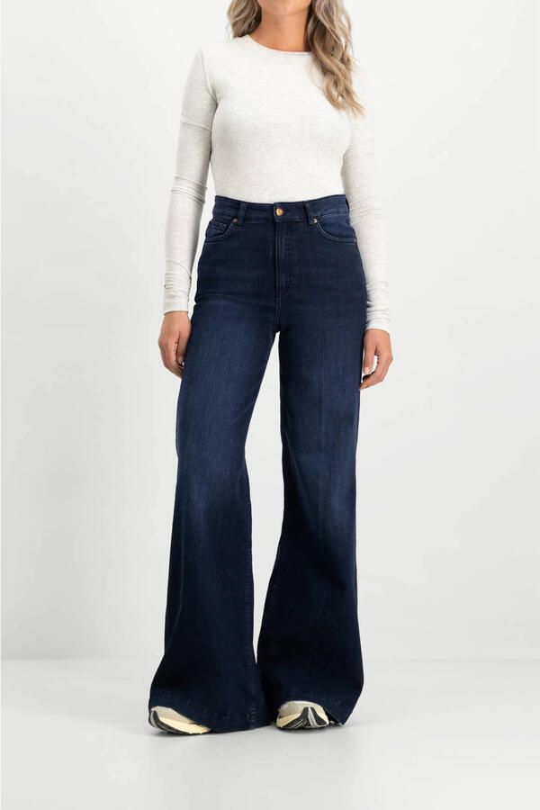 CIRCLE OF TRUST Dames Jeans Palmer Wide Leg Dnm Donkerblauw - Foto 7