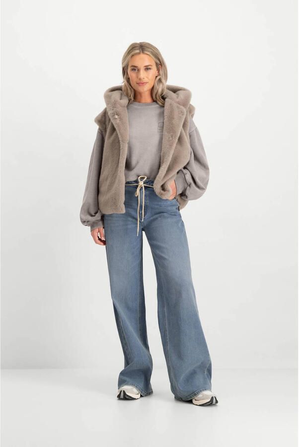 Circle of Trust high waist wide leg jeans medium blue denim - Foto 5