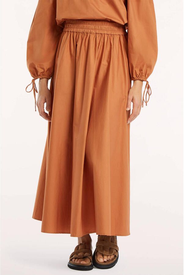 Circle of Trust midi rok oranje