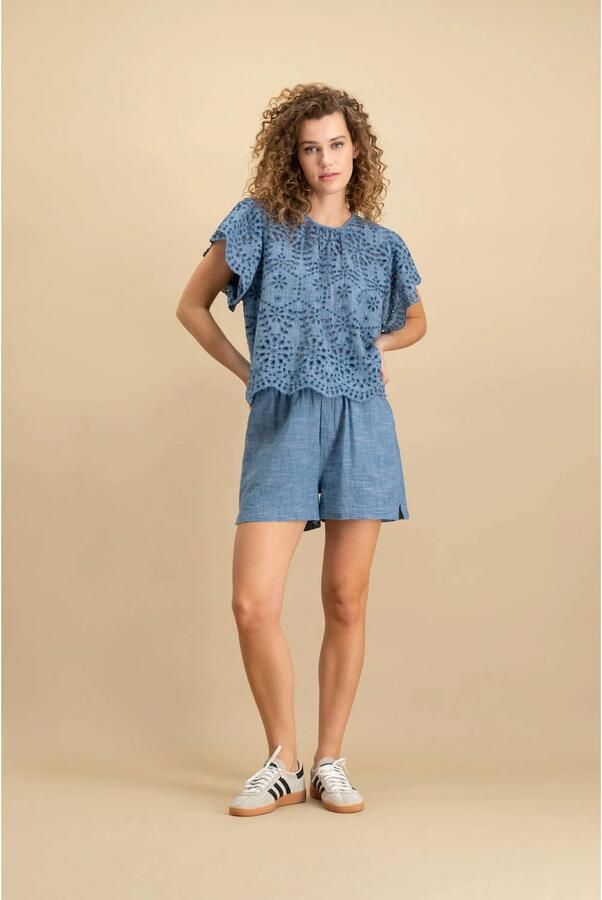 CIRCLE OF TRUST Dames Jeans Gaby Short Lichtblauw - Foto 7