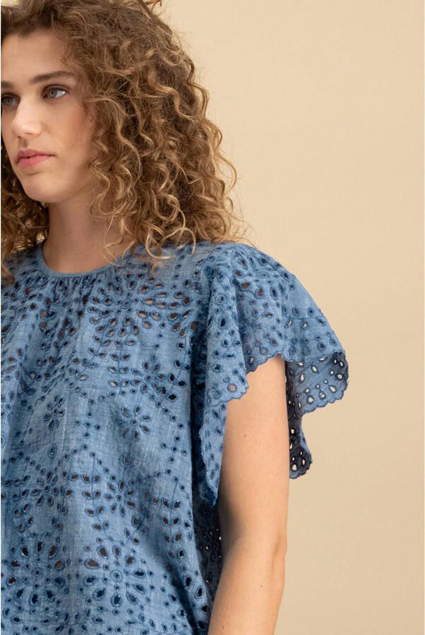 CIRCLE OF TRUST Dames Jeans Gaby Short Lichtblauw - Foto 6