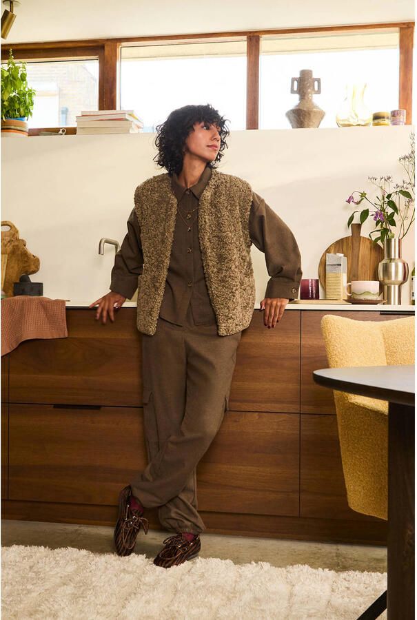 CIRCLE OF TRUST Dames Blazers Ariana Gilet Taupe - Foto 5