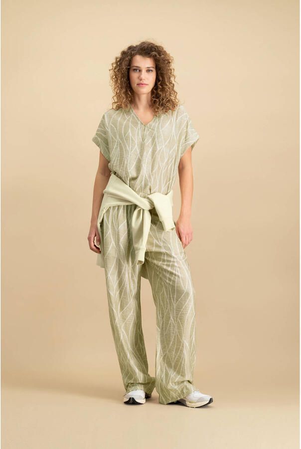 Circle of Trust regular waist casual broek lichtkaki
