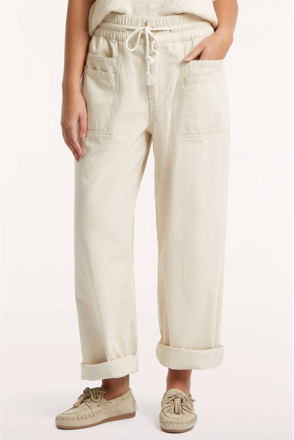 Circle of Trust straight regular waist broek ecru - Foto 5