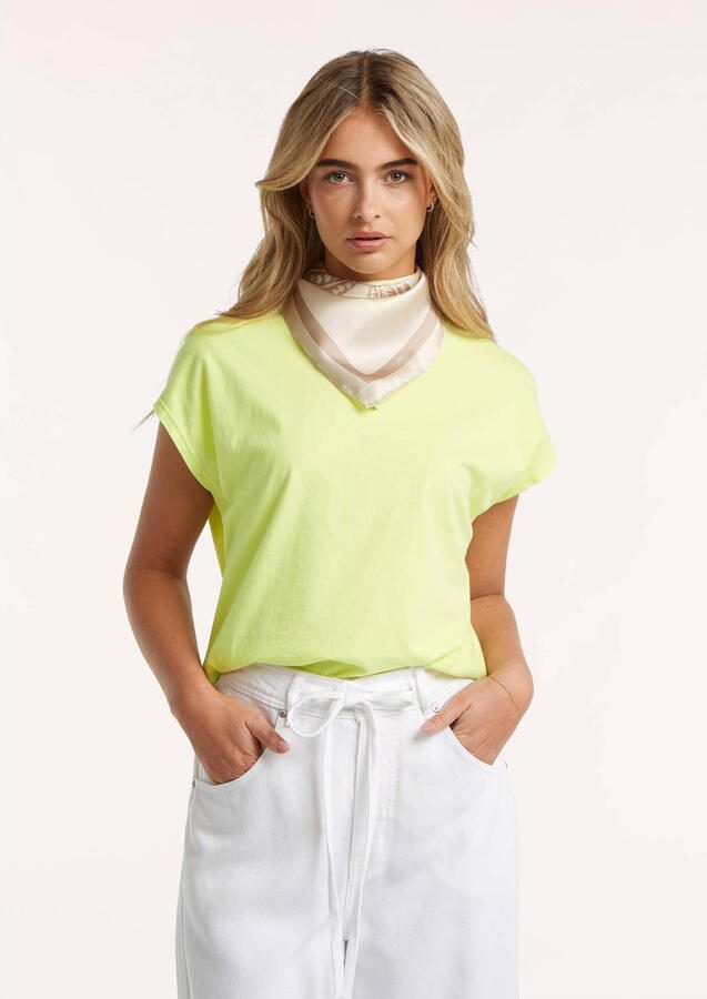 CIRCLE OF TRUST Dames Tops & T-shirts Jaimy Tee Butter Yellow - Foto 5