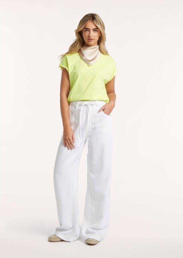 CIRCLE OF TRUST Dames Tops & T-shirts Jaimy Tee Butter Yellow - Foto 7