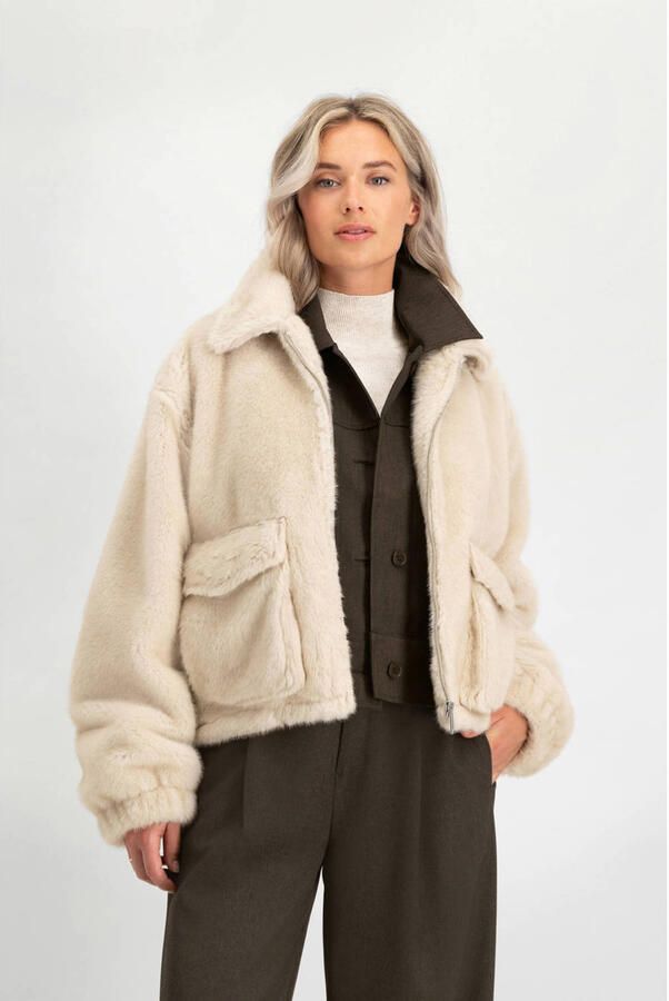 CIRCLE OF TRUST Dames Jassen Reese Jacket Beige - Foto 5