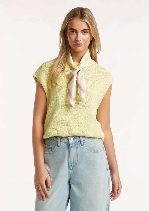 CIRCLE OF TRUST Dames Truien & Vesten Brooke Knit Butter Yellow - Foto 5