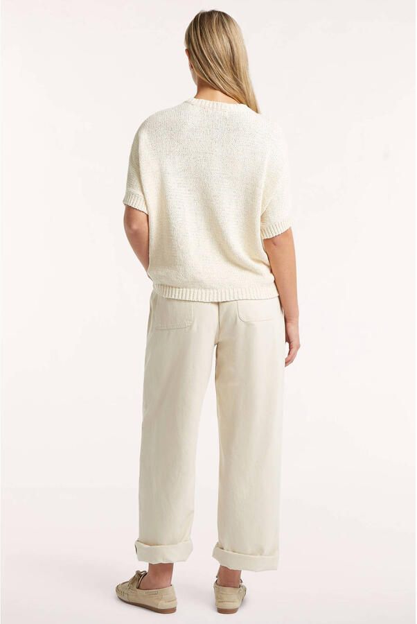 CIRCLE OF TRUST Dames Truien & Vesten Rose Knit Ecru - Foto 7